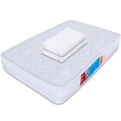Jogo De Lençol 2 Peças Para Chiqueirinho 70X100 Com Elástico 100 Impermeável BF Colchões
