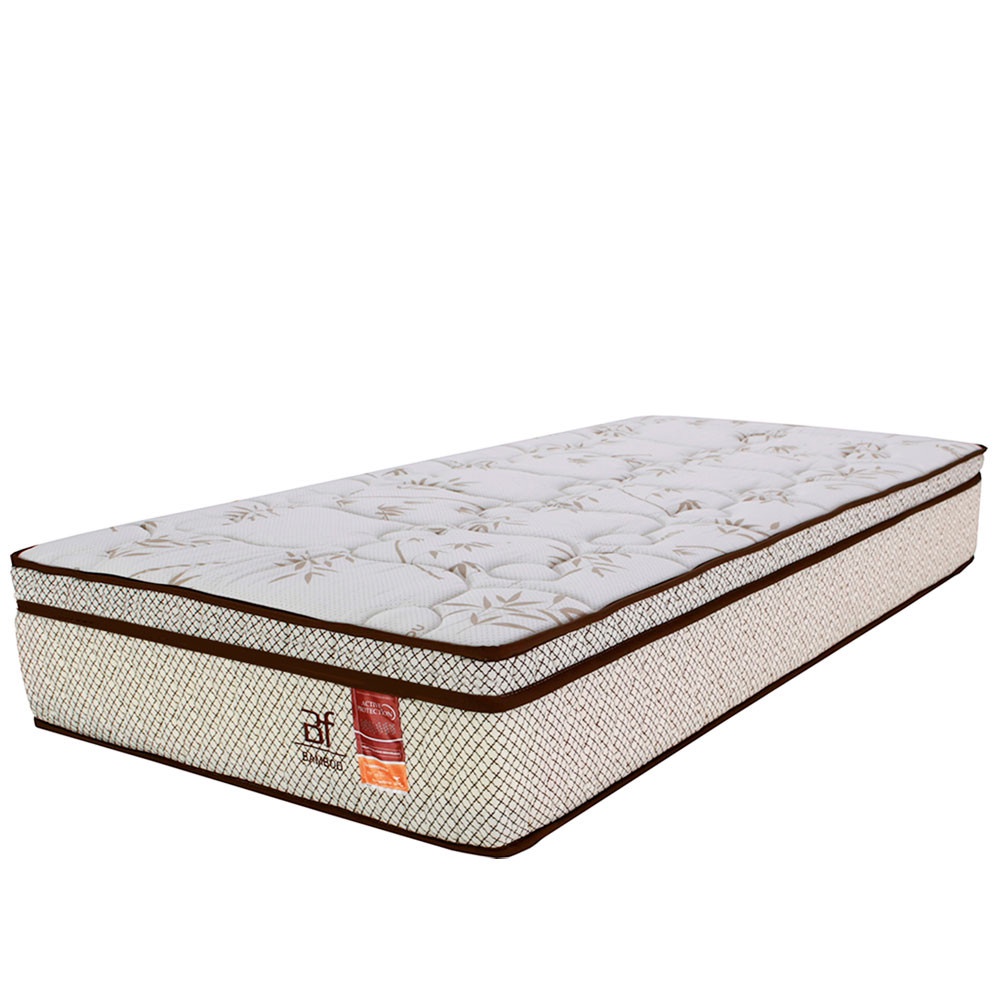 Colchão Solteiro Molas Ensacadas Bamboo 88x188x21cm - BF Colchões em Oferta na Shopee
