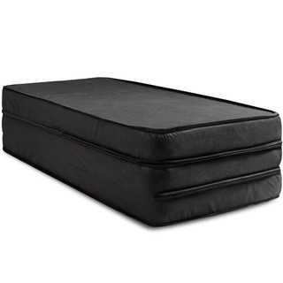 Puff Multiuso 3 Em 1 Casal Espuma Preto - Bf Colchões em Oferta na Shopee