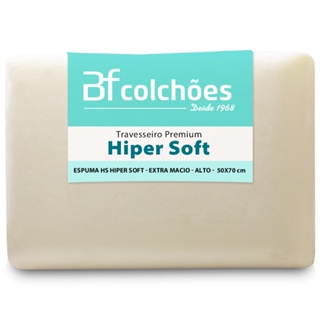 Travesseiro Ortopédico Espuma Especial HiperSoft Macio 50x70 BF Colchões em Oferta na Shopee
