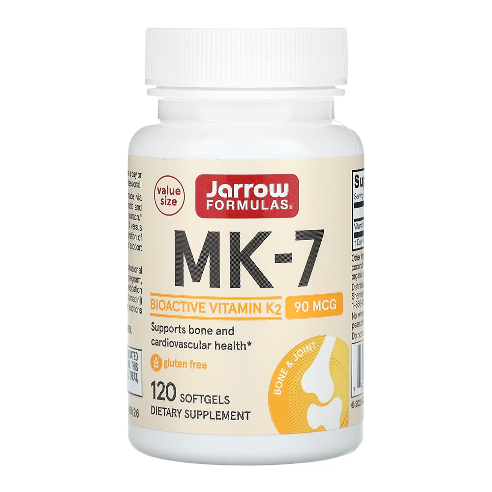 Vitamina K2 como Mk-7 Jarrow 120 Softgels Importado