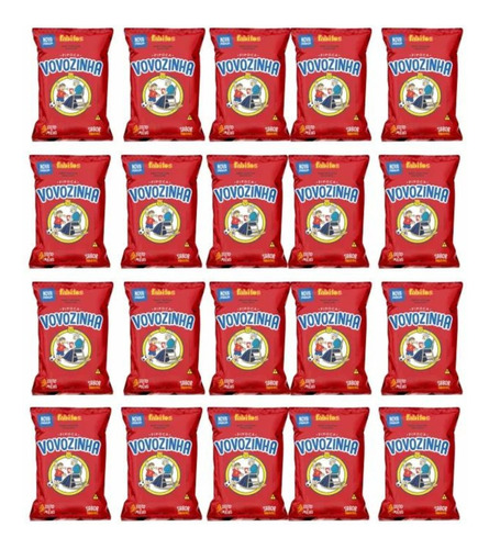 Pipoca Doce Vovozinha 18g Fardo Com 20 Unidades Atacado