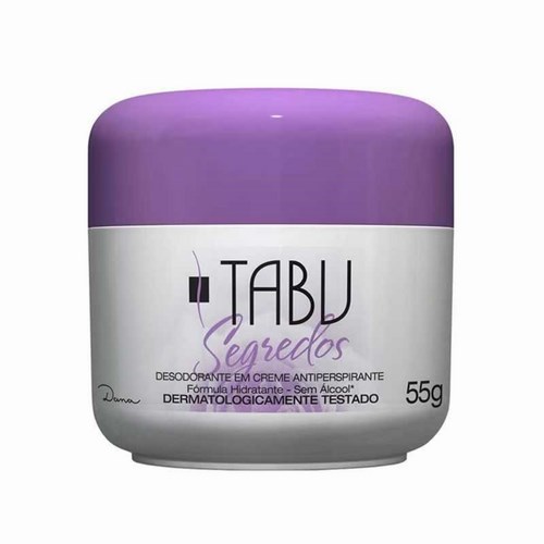 Desodorante Tabu creme segredo 55g