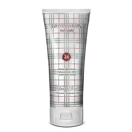 Locao Hidratante Giovanna Baby Blanc Vanilla Desodorante Corporal com 200ml