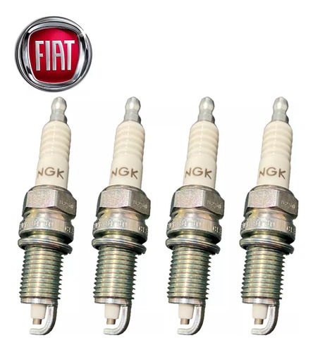 Velas Ignição Fiat Motor Fire Evo 1.4 8v Original 55226520