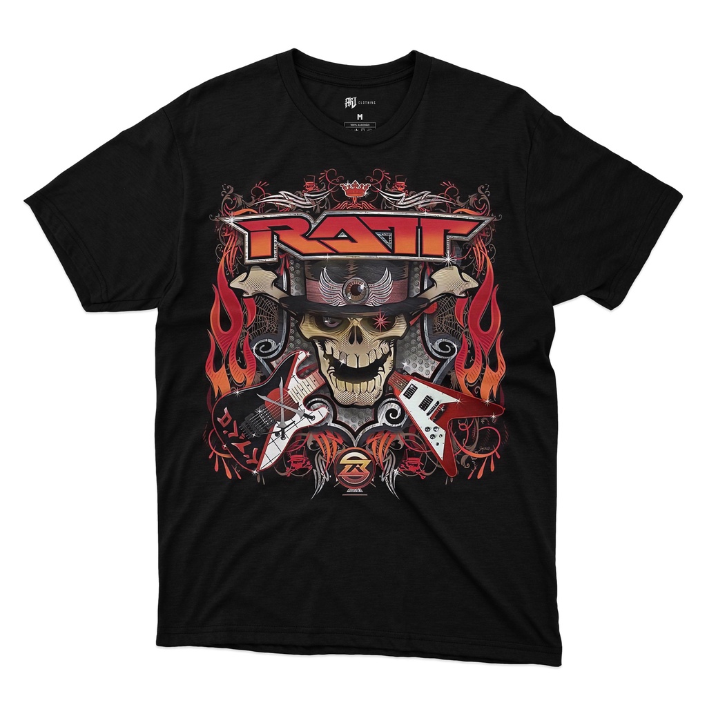 Camiseta Ratt Back For More Tour 2017 100% Algodão DTG