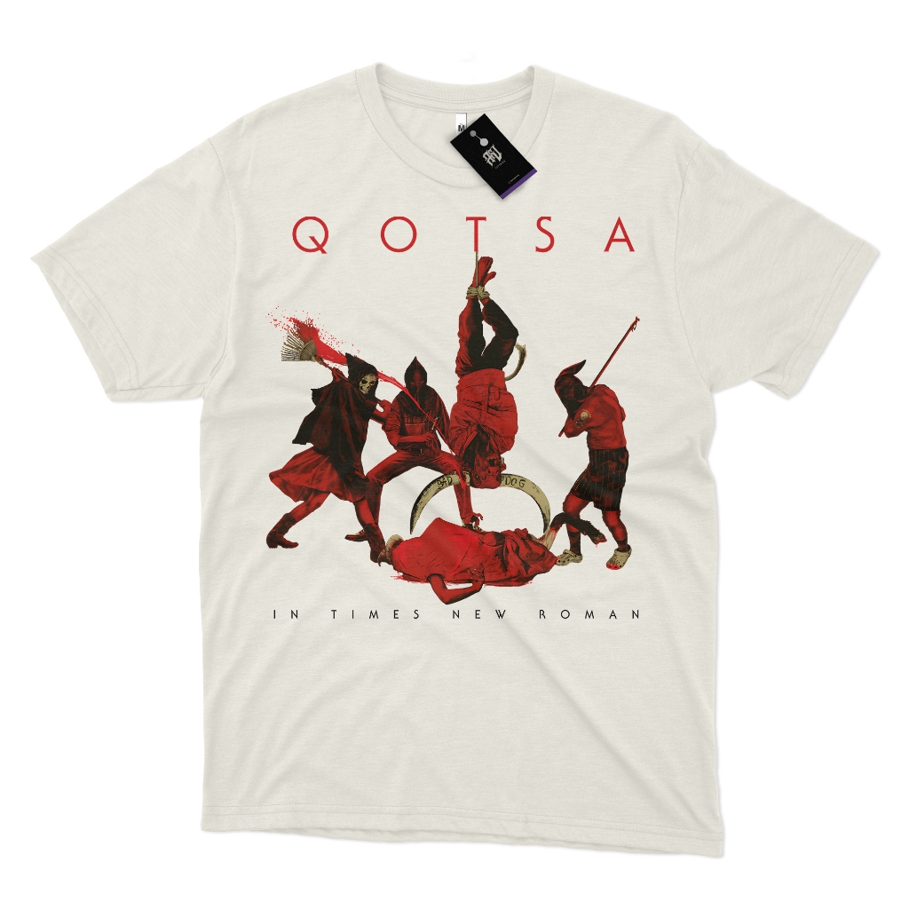 Camiseta Queens Of The Stone Age In Times New Roman QOTSA 100% Algodão