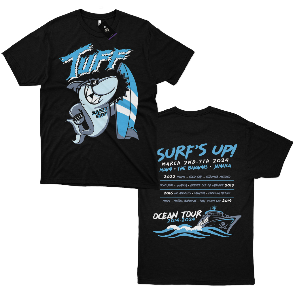 Camiseta Tuff Sunset Strip Cruzeiro Monsters Of Rock 2024 100% Algodão