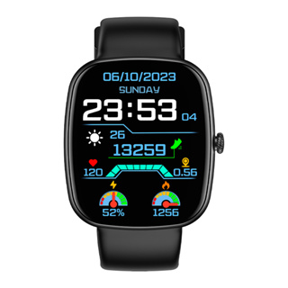 Relógio Smartwatch Bluetooth Zwear Z139 Tela 1.83' Preto em Oferta na Shopee