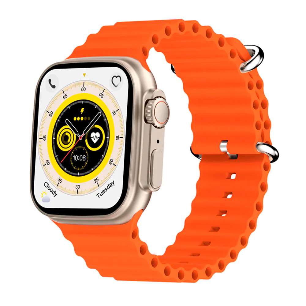 Relógio Smartwatch Zwear Zl67 BT 5.2 Tela 1.93' Laranja