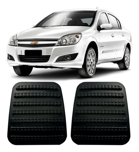 Par Capa Borracha Pedal Freio Embreagem Vectra Gt Todos
