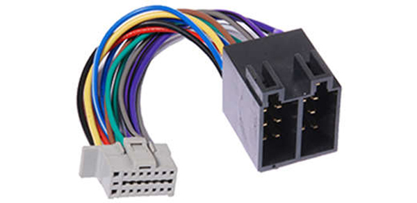 chicote reparo radio panasonic - 13 fios - 16 vias - conjugado com chicote som universal