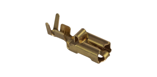 terminal femea 6.3 positive lock para fio 1.0 - 2.5