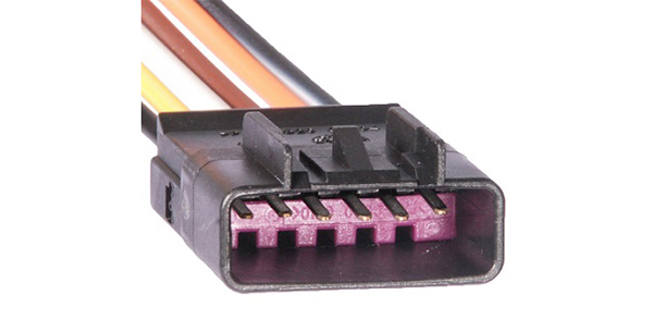 chicote reparo do ar condicionado fiat - 6 vias - macho - 2.8mm