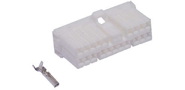 kit chicote reparo ligacao aerea painel para chassis - fiat - iveco - uno mile - 20 vias -  femea