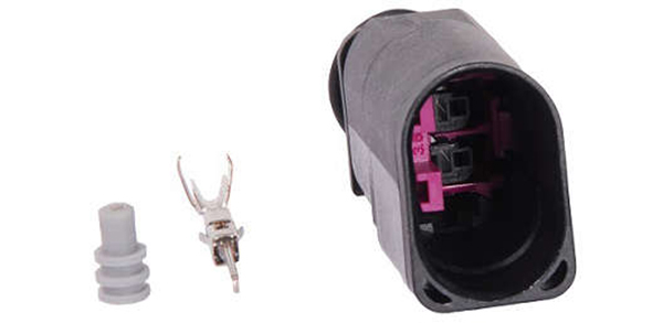 kit chicote reparo auxiliar compressor ar condicionado - vw - fox - 2 vias - macho