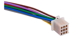 chicote reparo punho da luz - painel - titan - femea - 9 vias