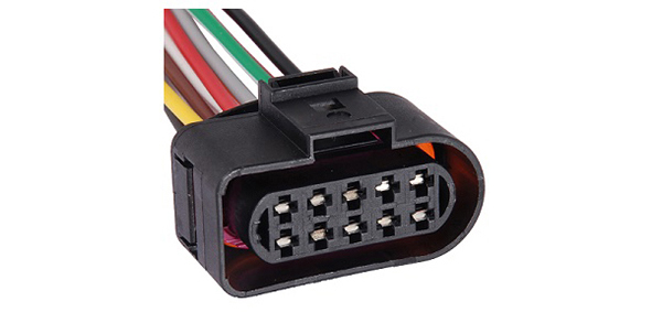 chicote reparo farol - gol - fox - geracao - marcopolo volare fly - 10 vias - femea - 2.8mm