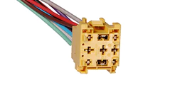 chicote porta rele - fiat- 9 vias