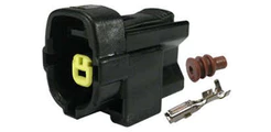 kit chicote reparo sensor temperatura - vw - gol mi - ford - 1 via - femea 1.6 mm