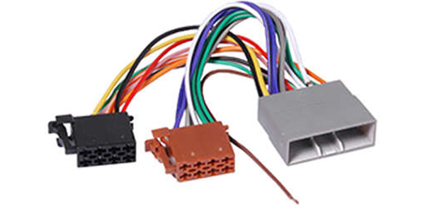 chicote reparo som - 17 vias - honda new civic - city - conjugado com chicote som universal