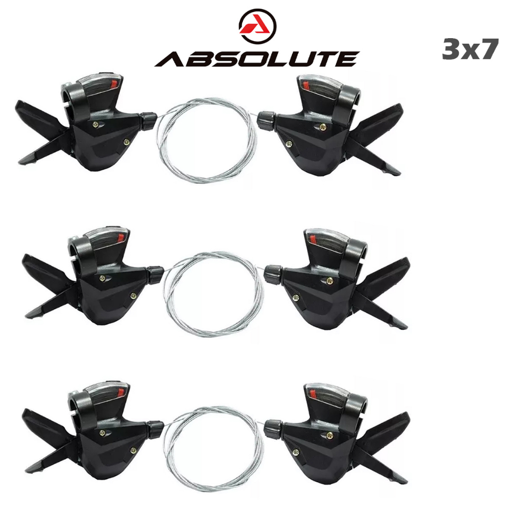 Alavanca Trocador Passador Rapd Fire Bike Sem Manete para Freios Hidraulico 3x7 - 3x8 - 3x9 -2x9