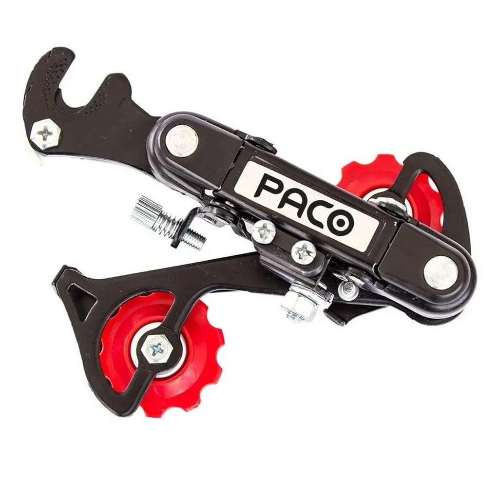 Câmbio Paco Macaquinho Traseiro Bicicleta C/ Gancheira Bike 6v Entrega Rapida em Oferta na Shopee