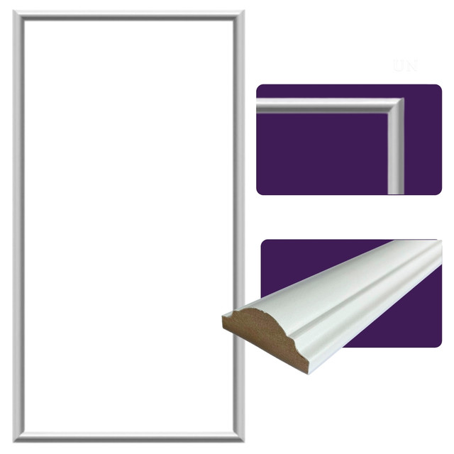 Moldura Autocolante Boiserie 90x120 Revestimento Parede Madeira MDF em Oferta na Shopee