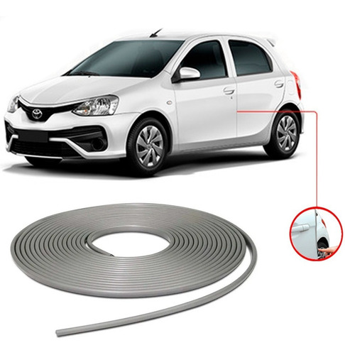 Protetor De Bordas Portas Veiculos Universal Carro - 10 Metros em Oferta na Shopee