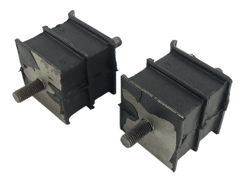 Par de Coxim Calços do Motor F2000 F-2000 Motor MWM D229 1982 1983 1984 1985 1986 1987 1988 1989 - Kit 2 Coxins