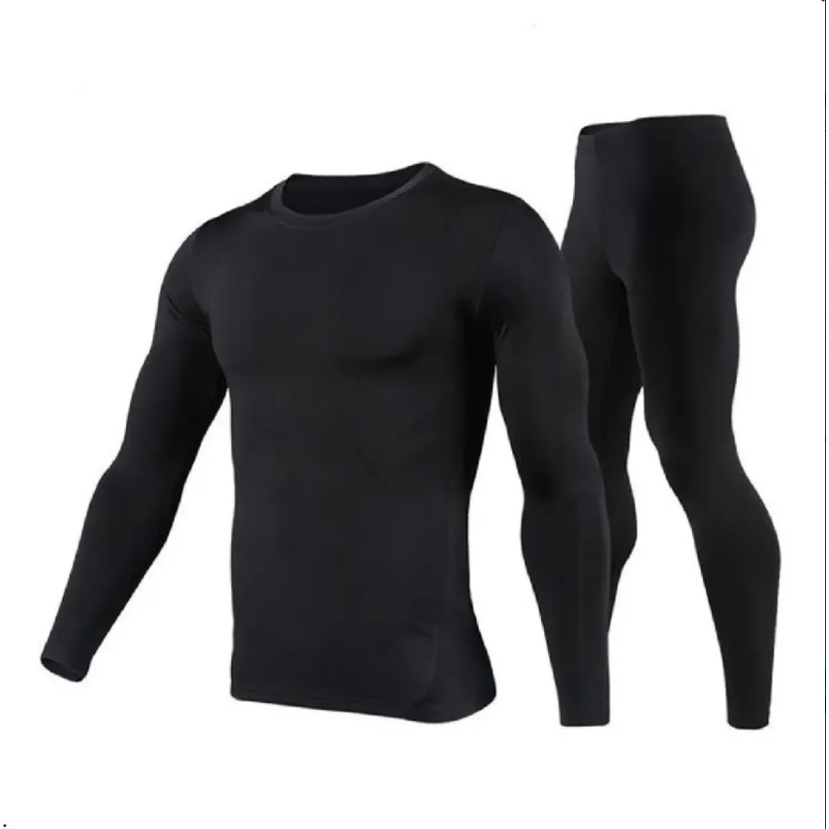 Conjunto Térmico Segunda Pele Unissex – Proteção Contra Frio Intenso – Blusa + Calça – Inverno / Viagem – P ao GG