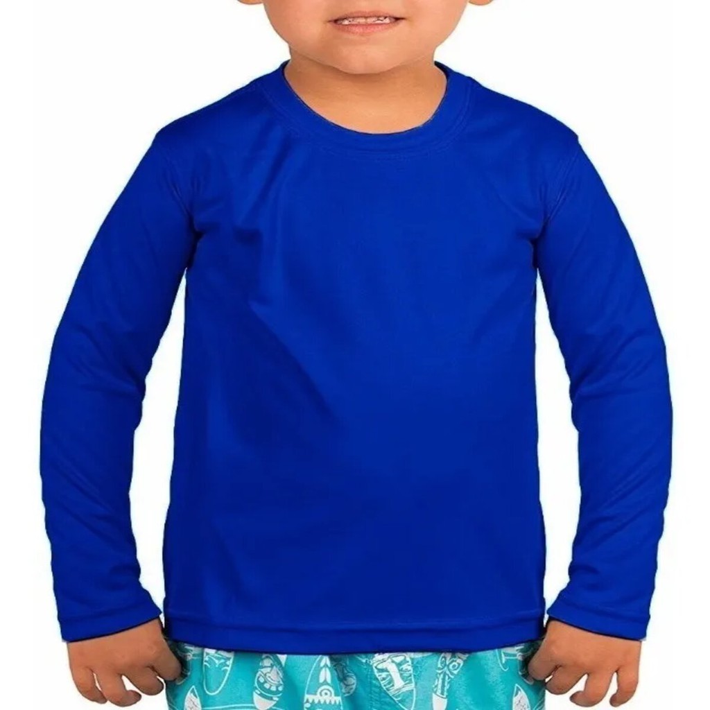 Camisa Térmica Infantil Proteção UV50 Akira Fitness Manga Curta Tamanhos PP P M G GG