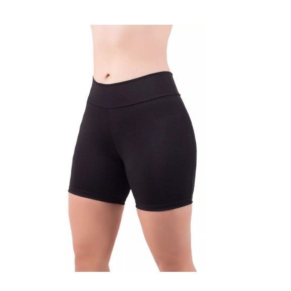 Short Feminino Fitness Suplex Liso – Short Curto para Academia e Ginástica