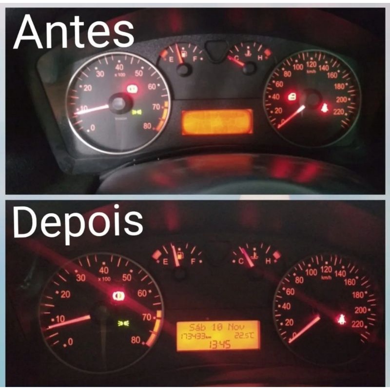 Display Painel Fiat Stilo -troque Somente Película Queimada