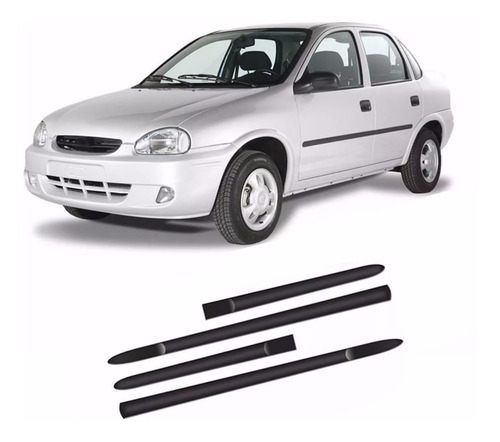 Friso Lateral Corsa Classic Até 2010 Hatch Até 2001 Mod Original em Oferta na Shopee