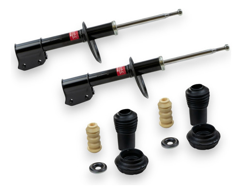 Kit Coxim Amortecedor Dianteiro Kayaba KYB Kit Coxim Logan 1.0 2008 a 2013 – Original Completo