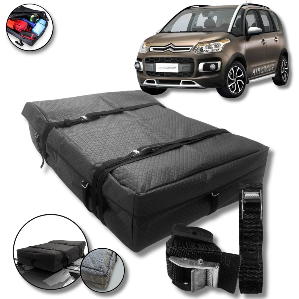 Bolsa Mala Teto Impermeável + Cinta 175l Citroen Air Cross