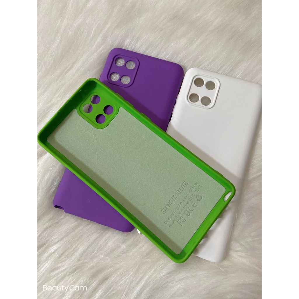 Capa Flexível De Silicone Anti-Impacto Para Samsung Galaxy Note10 Lite/A81 - detalhe