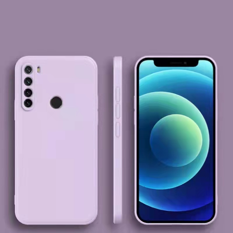 Case Premiu Capa Silicone Aveludado Protetor Câmera Fechada S/Logo Xiaomi Redmi Note 9/Note 9s /note 8(精孔NOTE8)