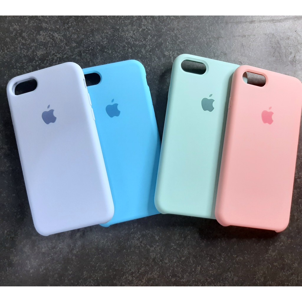 Capa Case Aveludada iPhone 7/8 Normal Iphone SE 2020 Com Logo Apple em Oferta na Shopee