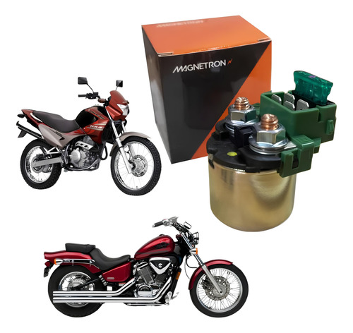 Relé Partida Arranque Nx4 400 Falcon Ou Honda Vt 600 Shadow 1999 À 2007 Original Magnetron