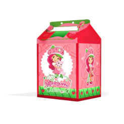 Caixinha Milk Moranguinho para Festa Personalizada - Lembrancinha para Festa