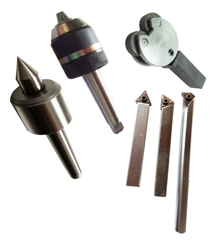Mini Torno (ponta + Suportes + Mandril Cm2+ Recartilha)