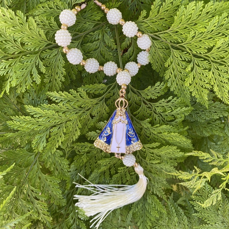 Terço Dezena Para Decoração De Carro em Oferta na Shopee