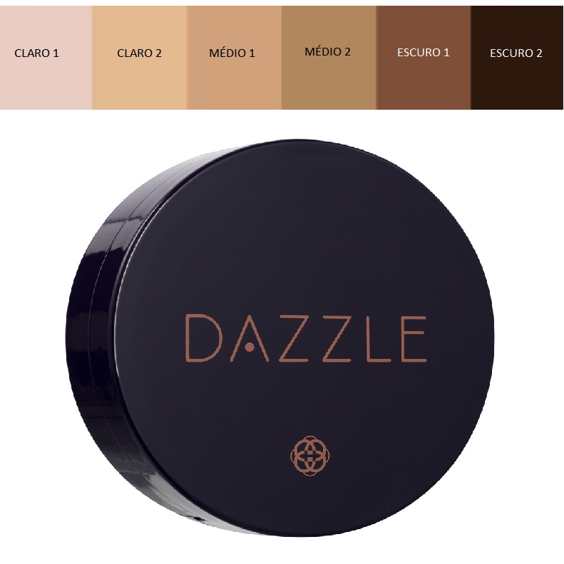 Pó Facial Compacto Velvet Dazzle 10G (ESCOLHA SUA COR)