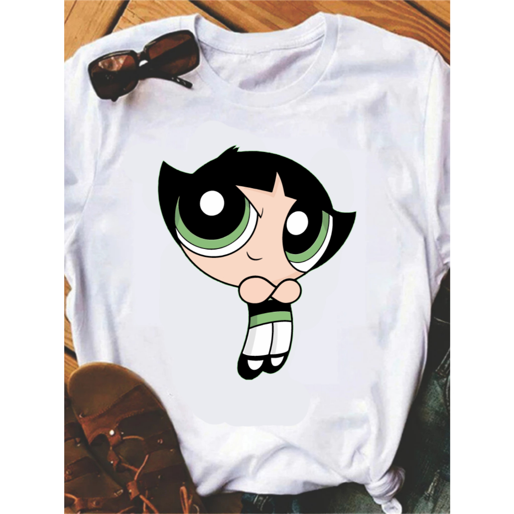 Camisetas Babylook T-shirt Meninas Super Poderosas Docinho Lindinha Florzinha Dry Fit Poliéster