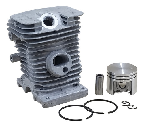 Kit Cilindro Completo Pistão 38mm Anéis ROSSEL compatível com Motosserra ST Ms 180 — imagem 2 de 2