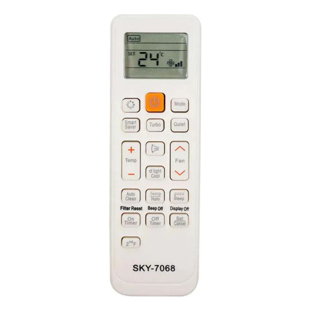 Controle Ar Condicionado Compatível Samsung Db93-135 Fbg-70 Cor Unico