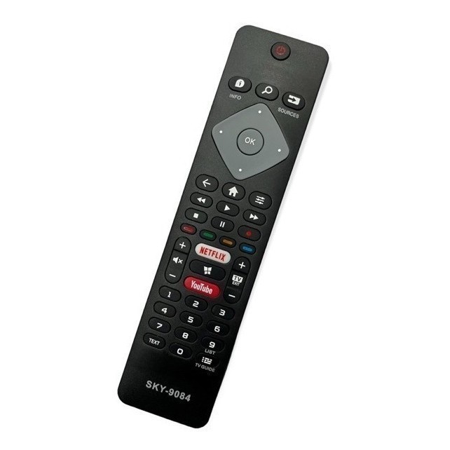 Controle Remoto Para Smart Tv Philips Led 4k Netflix Youtube