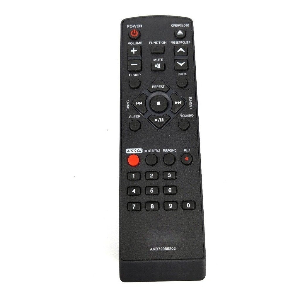 Controle Compatível LG Mini System Mcv1306 Mcd606 Mct806